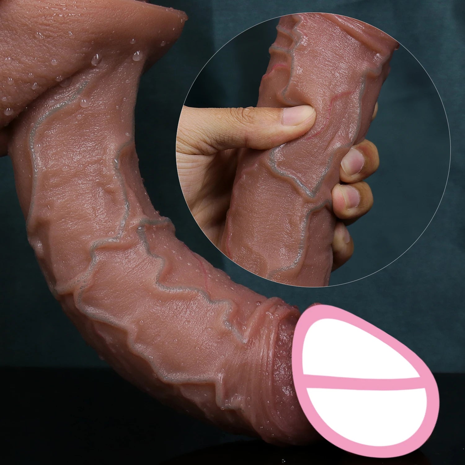 Giant Realistic Skin Thick Dildo Double Silicone Masturbation Penis Soft Small Cock Women Anal Sex Toy Suction Cup Adults Dick