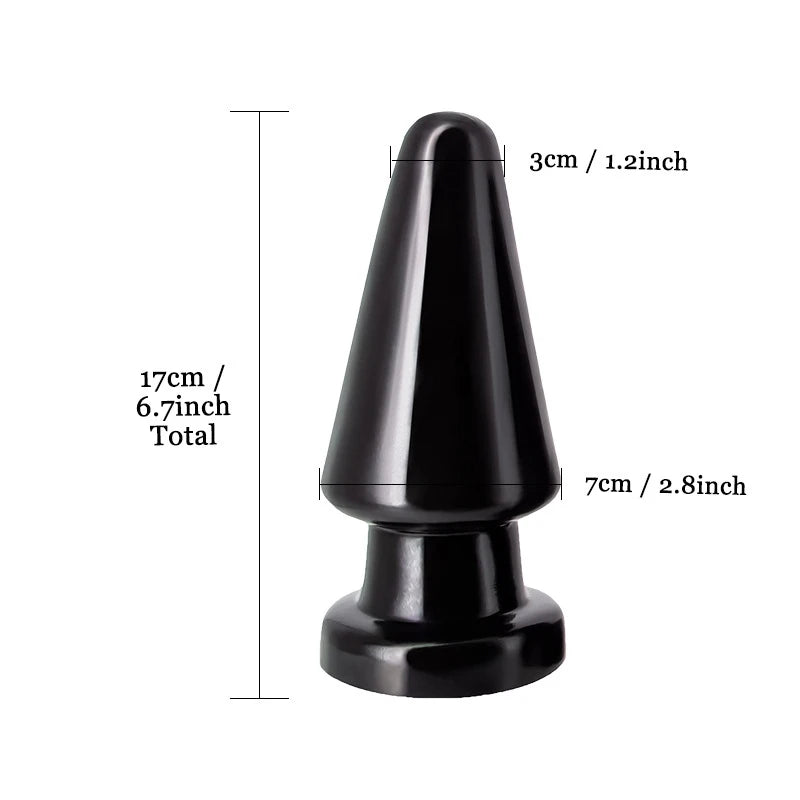 Giant Anal Dilator Pull Bead Black Dildo Male Prostate Stimulation Female Masturbation Vaginal and Anal Sex Toy Store