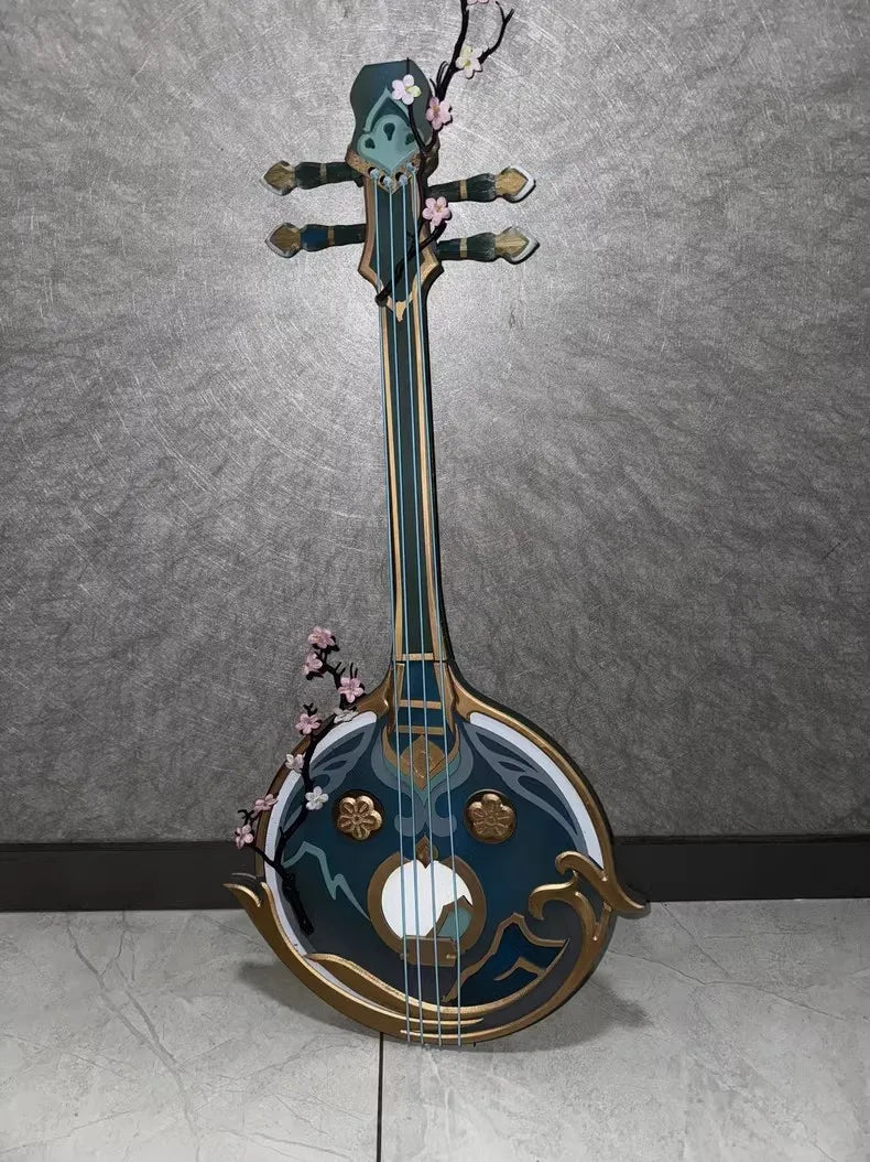 Game Ruan Mei Honkai: Star Rail Armweapons, Pipa, Qin, Broken Iron Cosplay Props Anime Halloween Christmas Party Costumes Wig