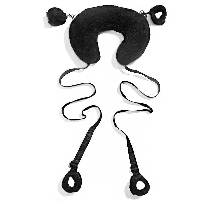 Sex Toys Cotton Bdsm Bondage Set Handcuffs Sexy Leg Pillow Thinning Belt Bending Orgasm Couple Toy