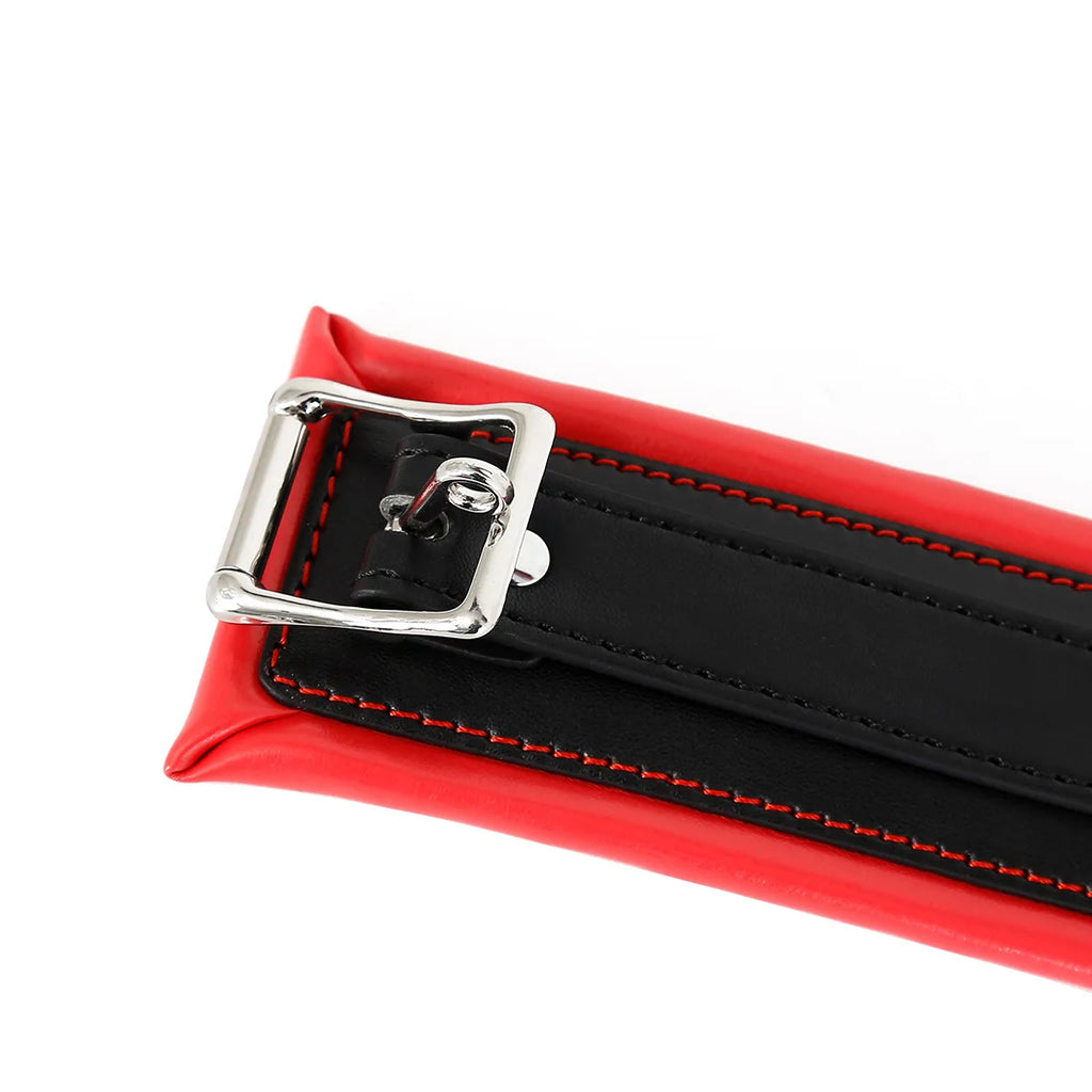 Bondage Toys Adjustable Leather Handcuffs Tray Ankle Cuffs Collar BDSM Restrsaints Erotic Adults Toys Fetish Dog Slave Sex Game