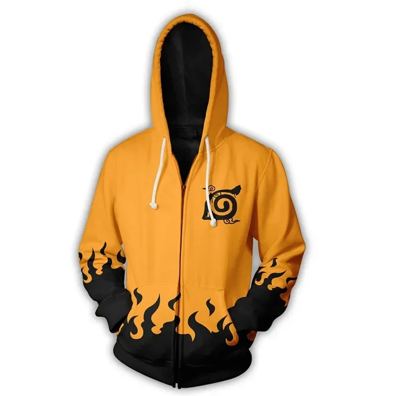Anime Zip Hoodie Jackets Cosplay Clothes Costumes Men Hoodies Sweatshirts Zipper Tops Sasuke Sweatshirt Kakashi Tops