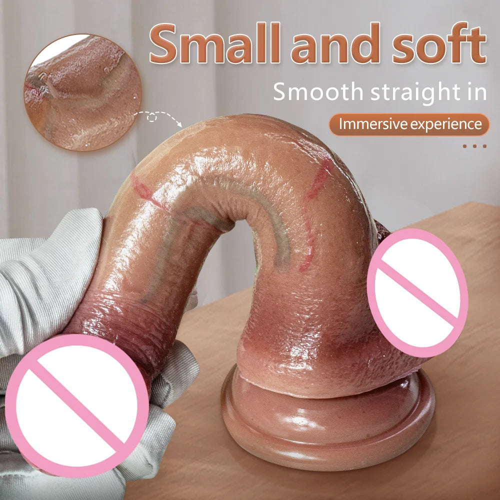 Realistic Dildo Long Penis Dildo Sex Toys Silicone Big Dildos Lifelike Giant Dildo for G Spot and Anal Play with Suction Cup