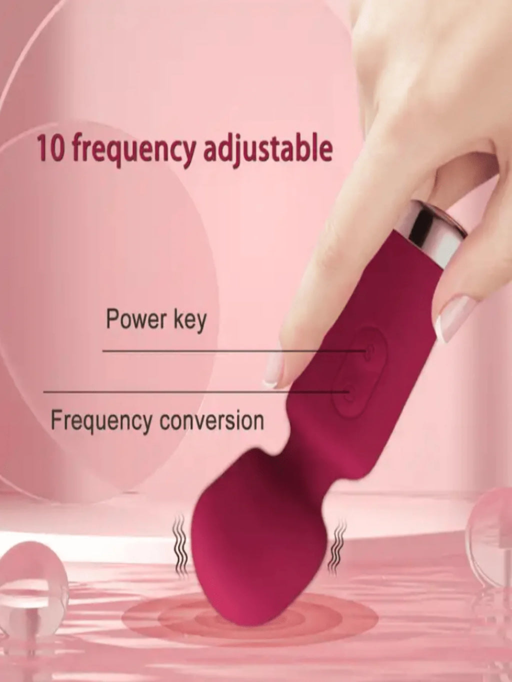 Mini Av Dildo Vibrator 10 Powerful Vibrator G-Spot Vaginal Nipple Stimulator Sex Toys Adult Masturbation Products