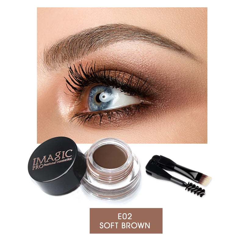 IMAGIC professional eyebrow waterproof long-lasting makeup eyebrow cream gel cosmetics