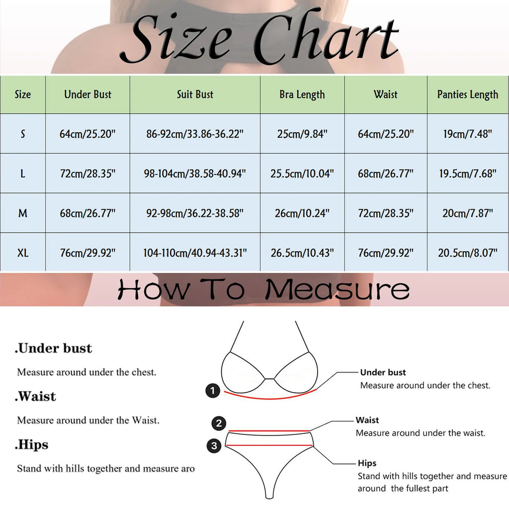 Sexy Lingerie For Women Solid Color Halter Neck Tops And Thong Two Piece Set Women's Push Up Bra And Panty Boudoir Outfits