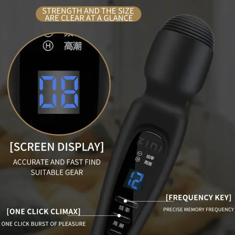 Powerful Clitoris Vibrators Sex Toy Magic Wand Vibrator Dildo Sex Machine Adult  Products Juguetes Sexuales Masturbation SM Gift