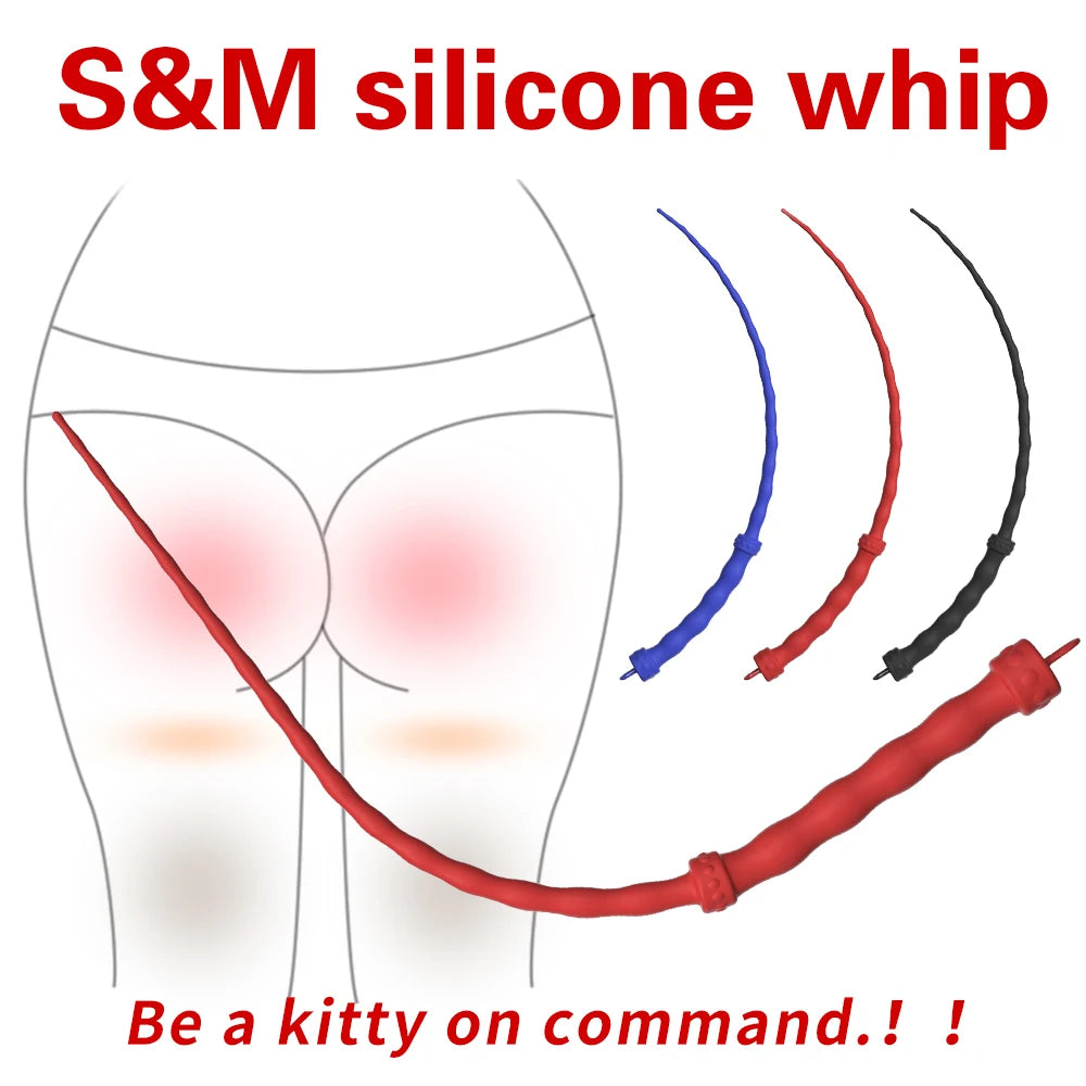 Sex Toys for Couples Fetish BDSM Boutique Riding Crop Chastity Erotic Women Silicone Whip Bondage Flirt Spanking toys 18