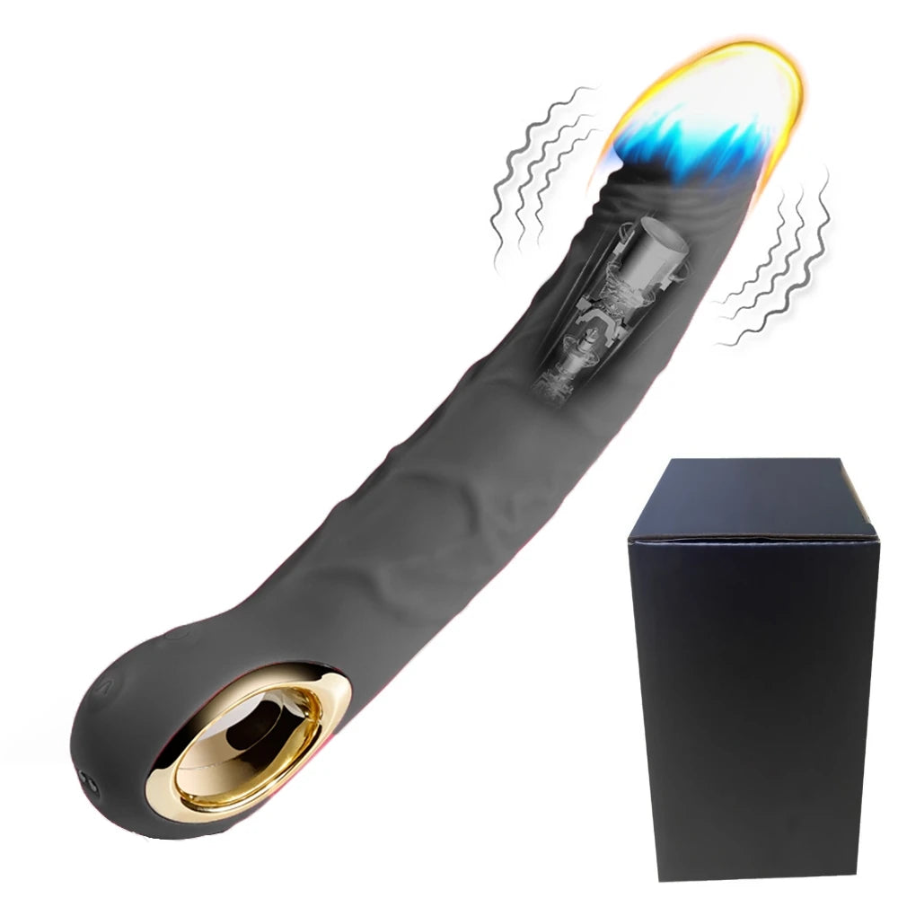 Big Dildo Vibrator Realistic Penis G-Spot Vagina Clitoris Stimulator Nipples Massage Female Masturbator Sex Toys for Women