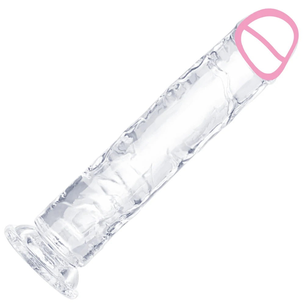 6 Sizes Realistic Big Dick Jelly Dildo Women Gay Anal Huge Dildo Sex Toys Clitoris Vaginal Masturbators Penis with Suction Cup