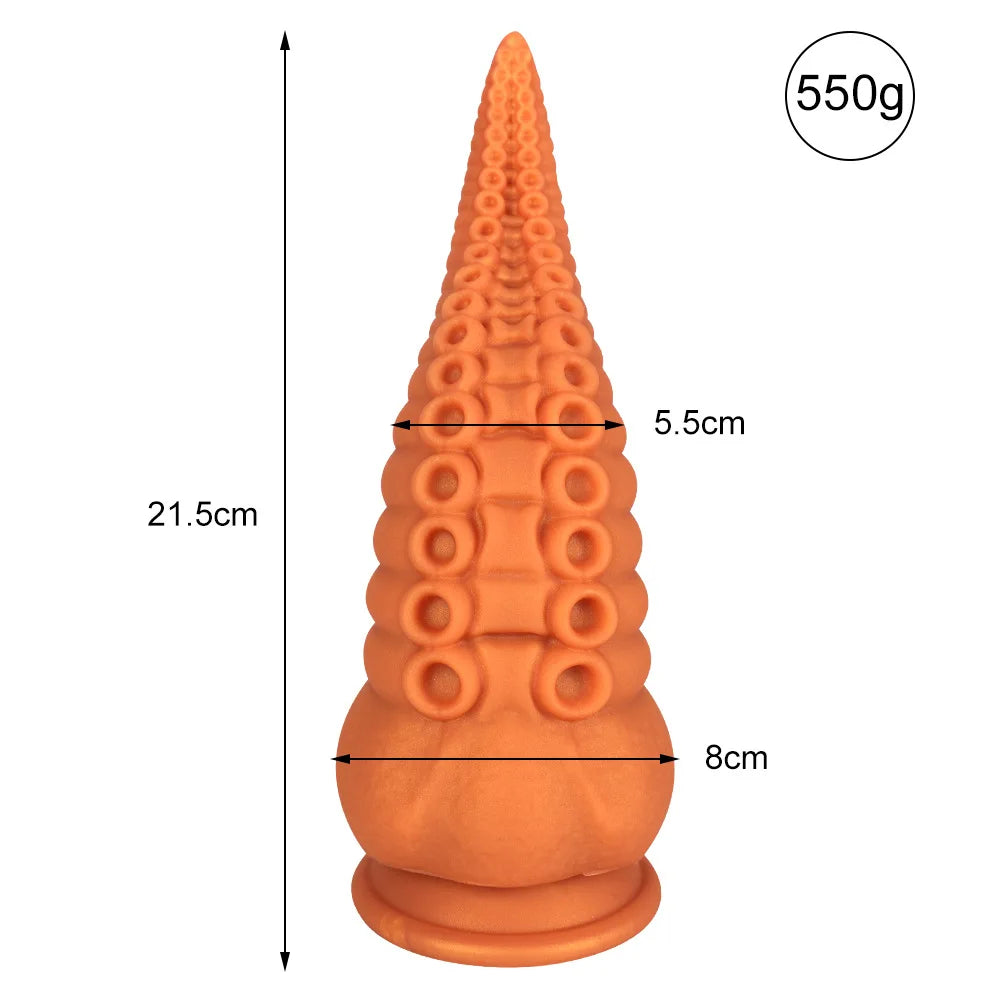Dildo Female Homosexual Giant Anal Toy Cup Octopus Tentacle Tentacle Artificial Penis Animal Dildo Sex Toys for Adults Anal Plug