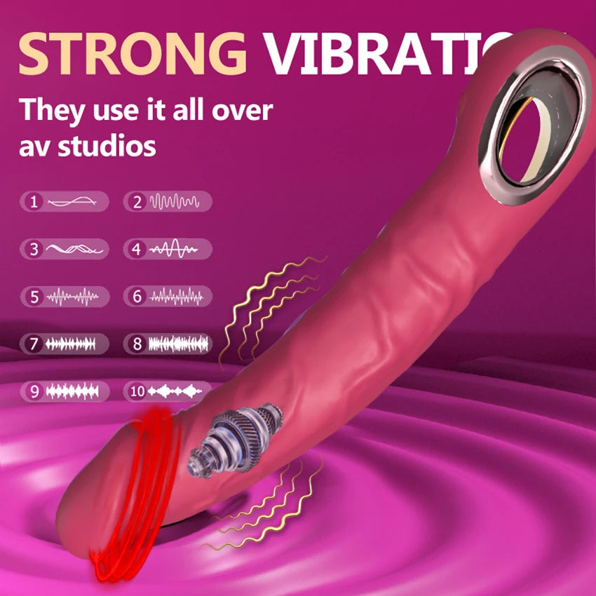 2025 power 10 speed Big Vibration for Women Realistic Head Vibration AV Wand Body Massager Sex Toy For Woman Female Sex Products