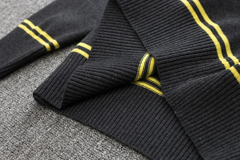 Cosplay Costume Magic School Hufflepuff Ravenclaw Slytherin Wizard V Neck Sweater Uniform Stripe Cotton Sleeveless Knitted Vest