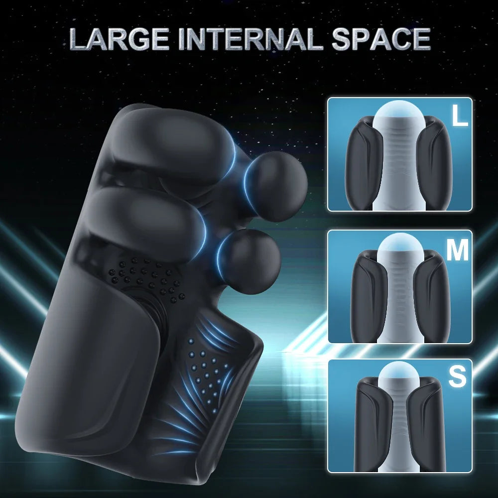 Vibrator For Men Tapping Flapping Glans Massager Sex Machine Penis Delay Trainer Automatic Male Masturbator Sex Toys for Adult