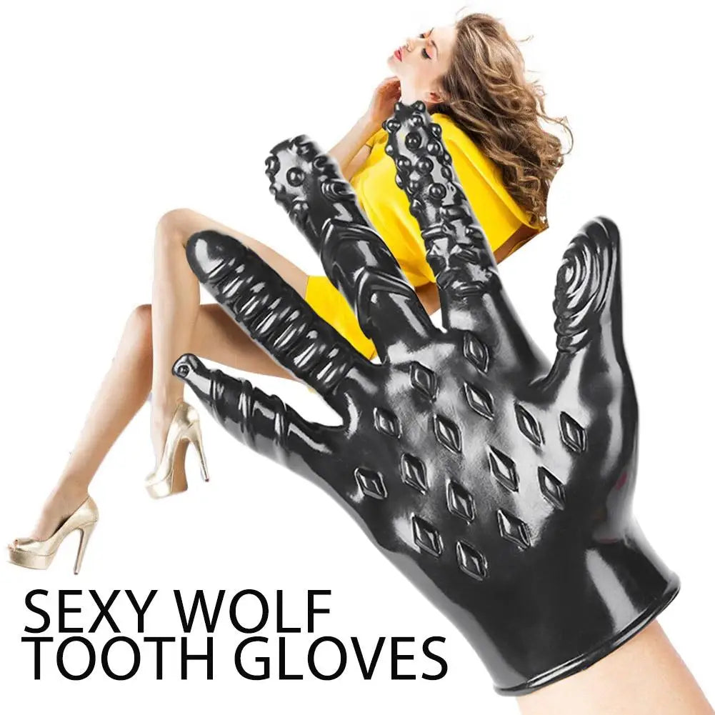 Adult Sex Gloves Masturbation Breast Massage Vaginal Clitoris Stimulator Finger Gloves 18+ Sex Toys For Couples Lesbian