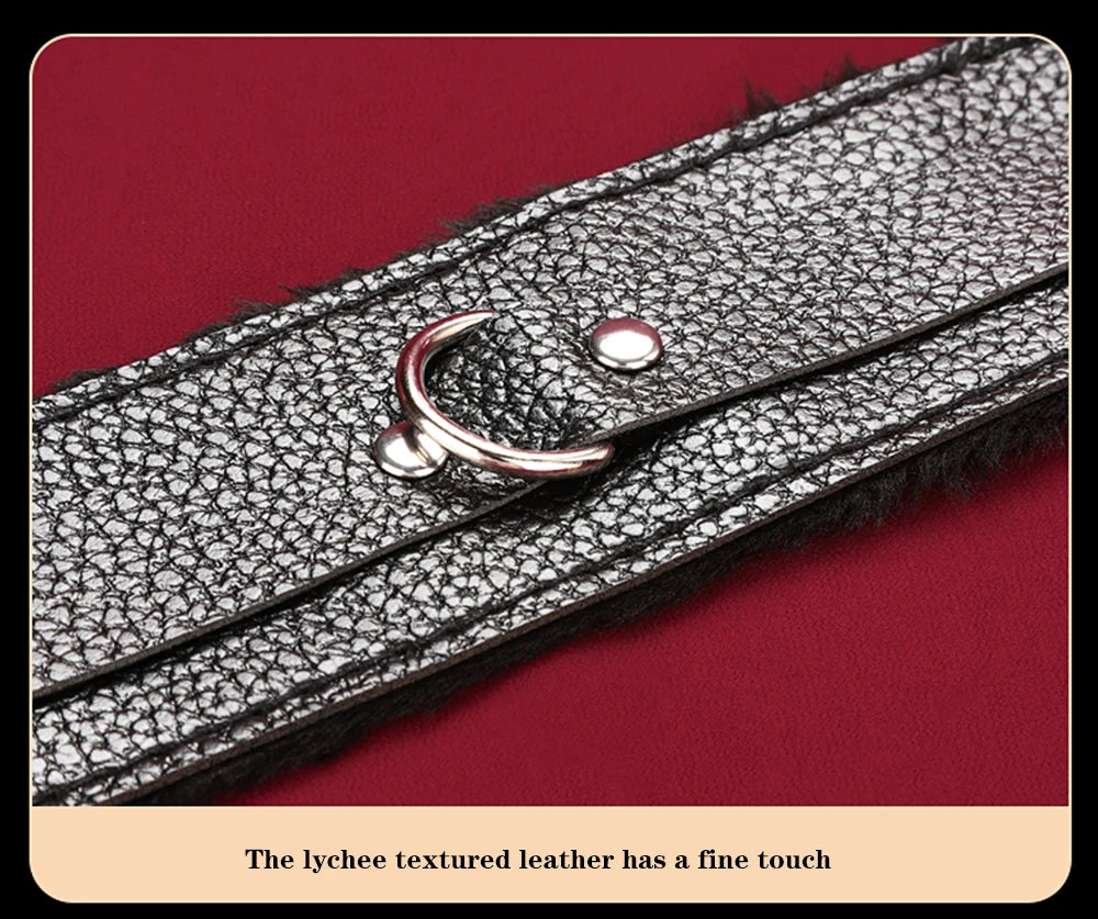 BDSM Bondage Restraint Kit 10 Pieces Drawstrings Collars Eye Masks Mouth Balls Whips Cotton Ropes Nipple Clamps Rope for Couples