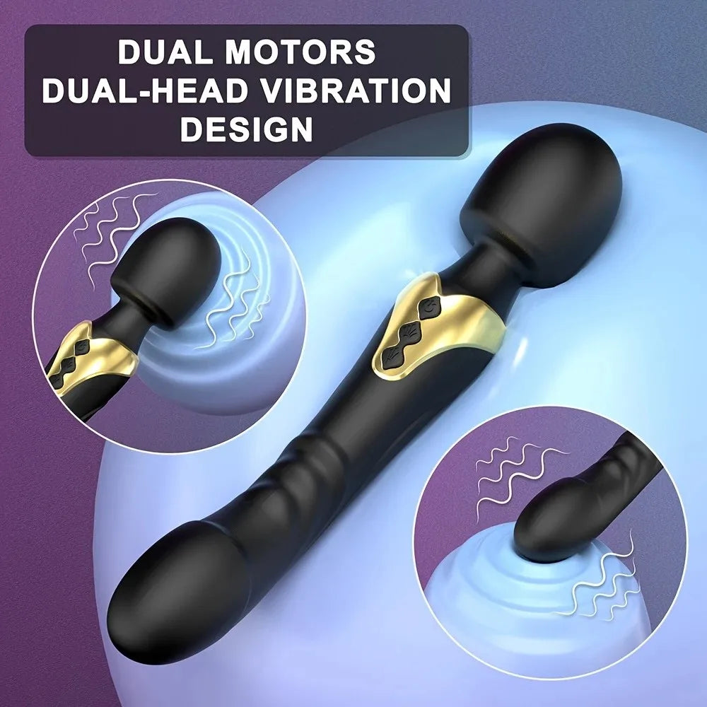 Powerful AV vibrator, dildo, female wand, 10 modes, clitoral stimulator, g -spot， Vaginal massage, adult sex toys