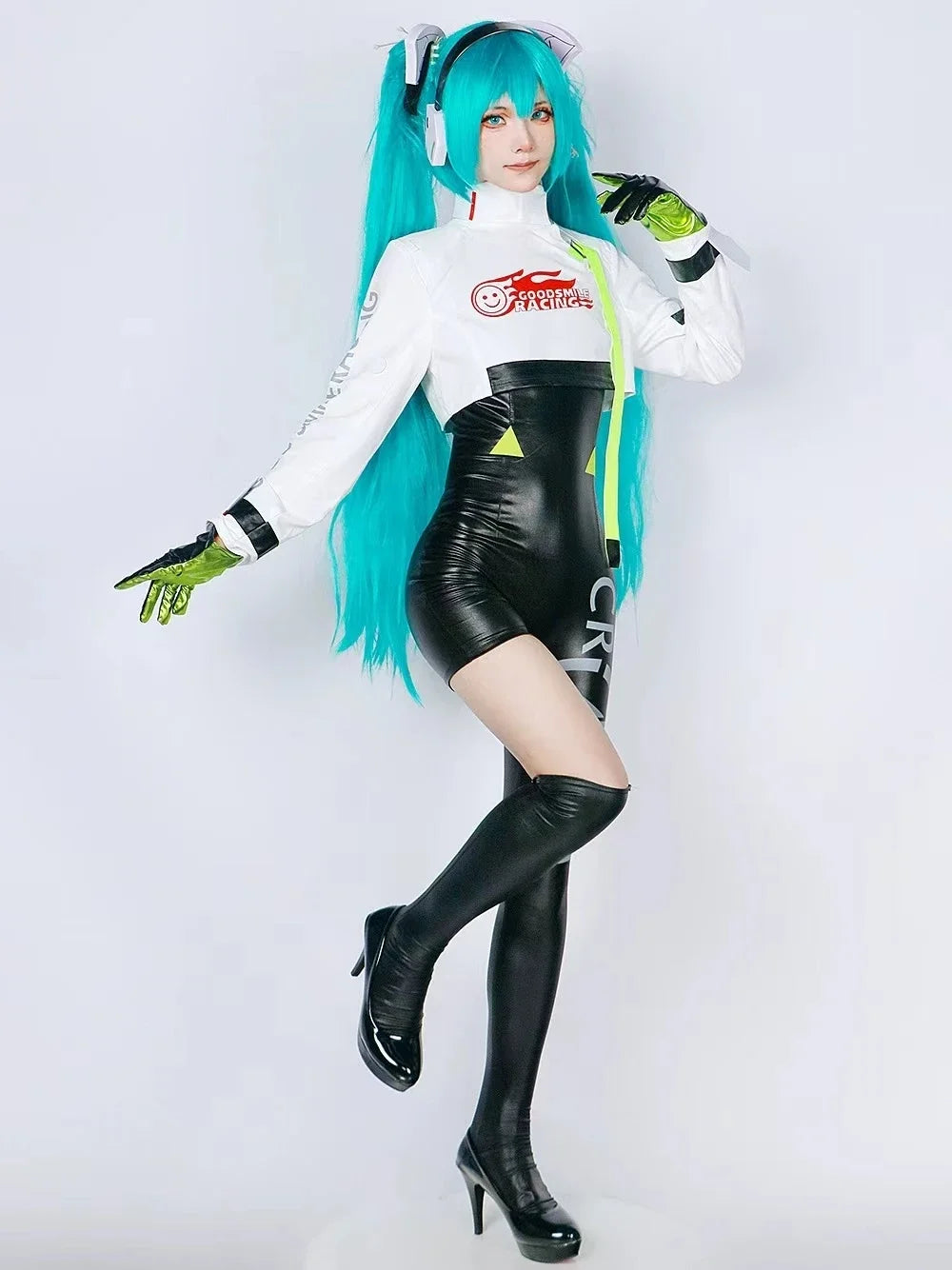 Anime Mikuu 2022 Racing Cosplay Costumes Game Hatsune Miku Anime Cosplay Costume For Women Halloween Carnival Party Comic Con
