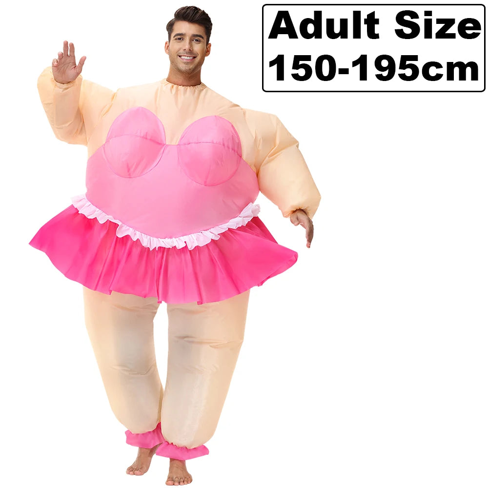 New Alien Inflatable Costume Anime Suits Dress Mascot Purim Halloween Christmas Party Cosplay Costumes for Kids Adult