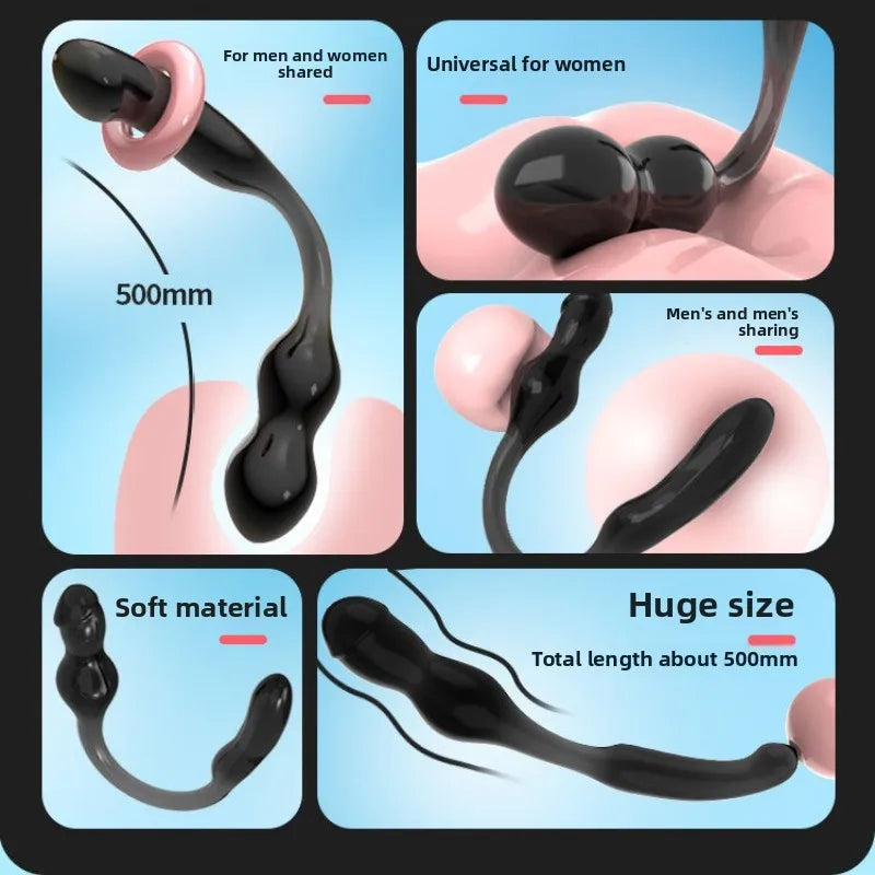 2 Big Sexy Plugs Funny Adult Giant Analplug Adult Large Butt Plug Toys Sex Toys Anal Sex Toys Long Anal Dildo for Women Men Huge