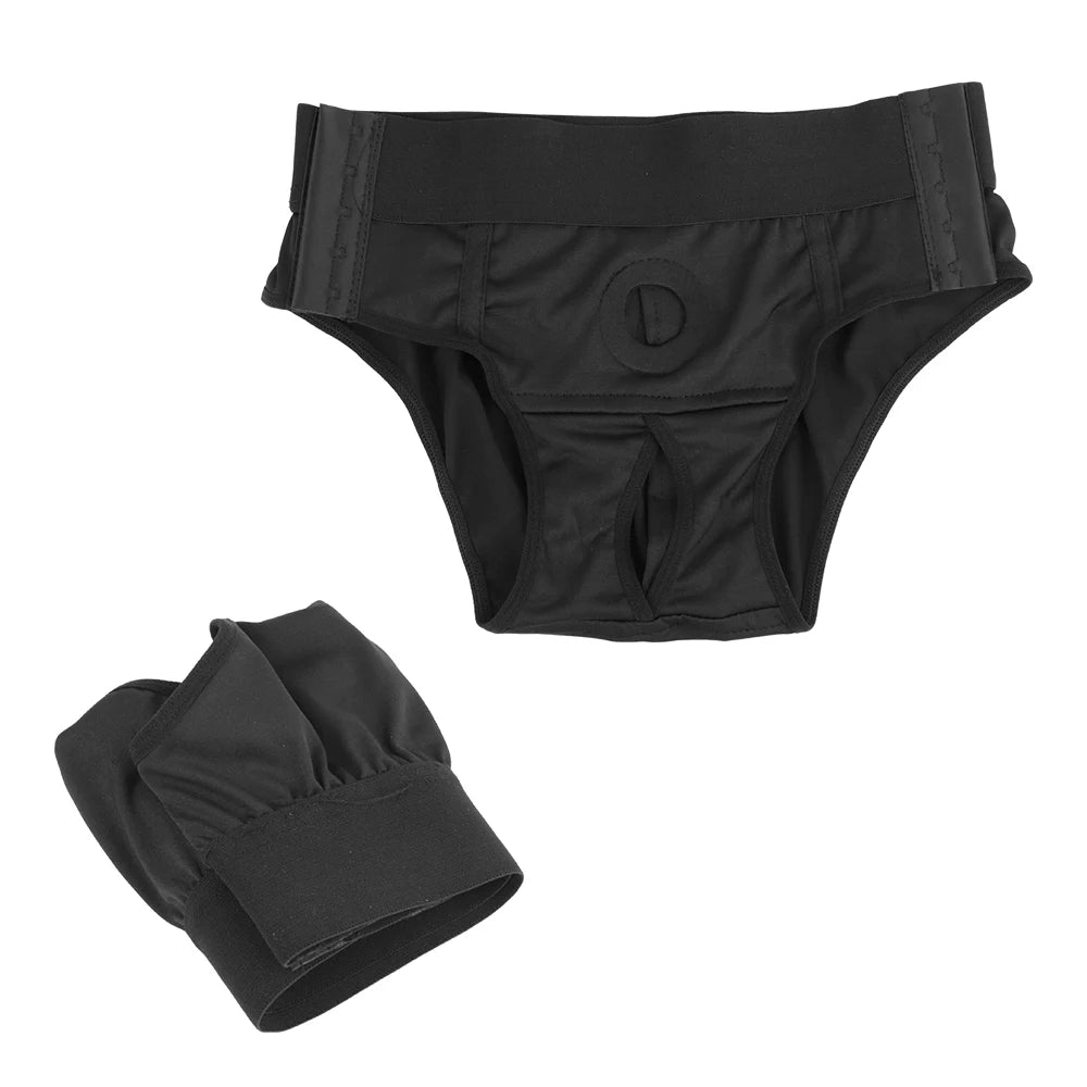 Two Dildos Panties Vibrator For Women Lesbian Clit Vaginal Anal Plug Men Butt Dilator Big Artificial Penis Erotic Sex Toy Couple