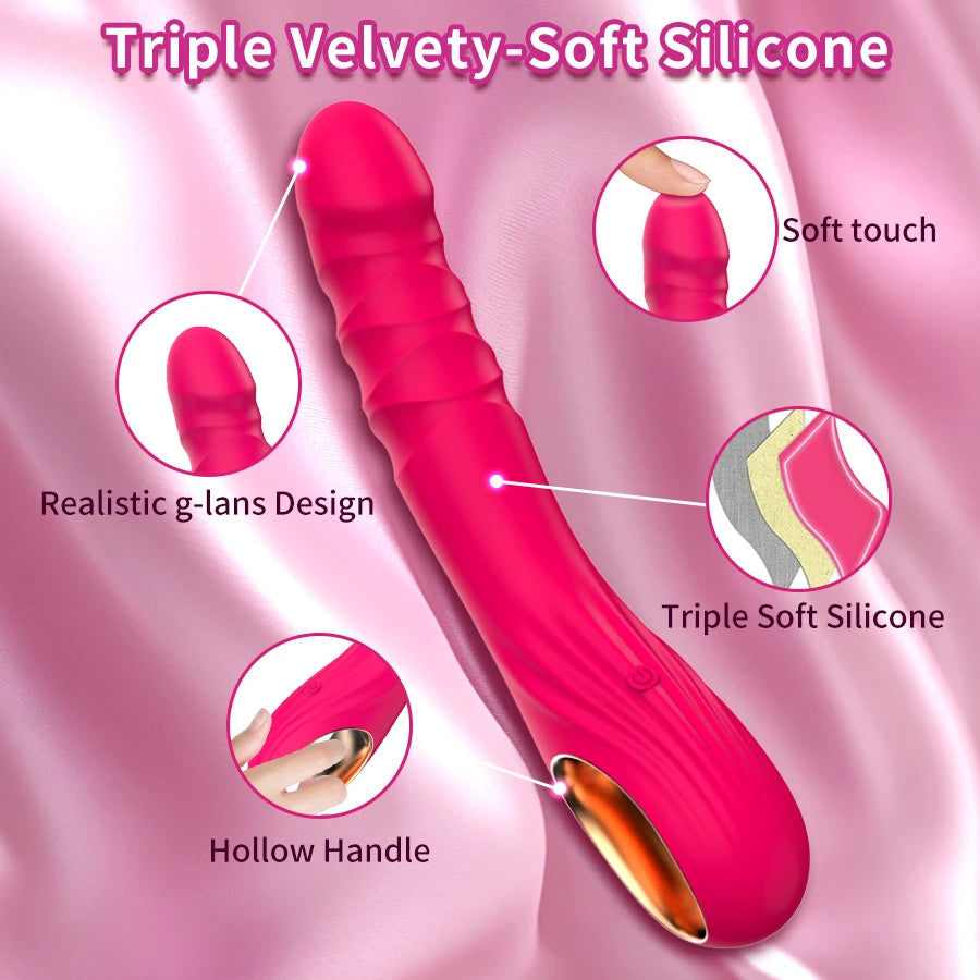 G-spot Vibrators Push-In Dildos Clitoral Stimulators Sex Toys Dildo Vibrators 10 Vibration Modes Adult Sex Toys Ladies & Couples