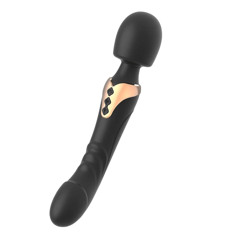 Vibrator Powerful Dildos Dual Motor Silicone Large Size Wand G-spot Massager For Couple Clitoris Stimulator For Adults Sex Toy