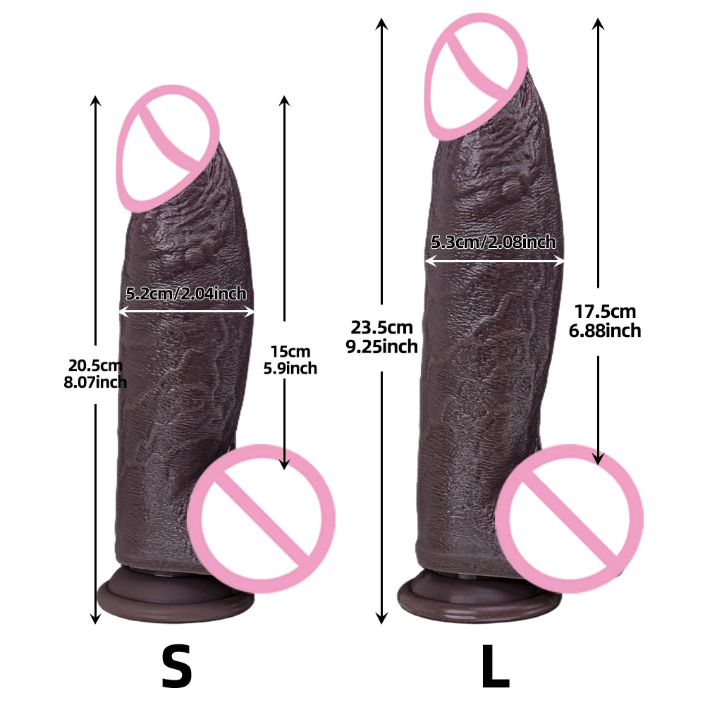 Vibrator dildo xxl realistic big cock telescopic heated spinning penis expansion vibratory massager female couple sex toys 18