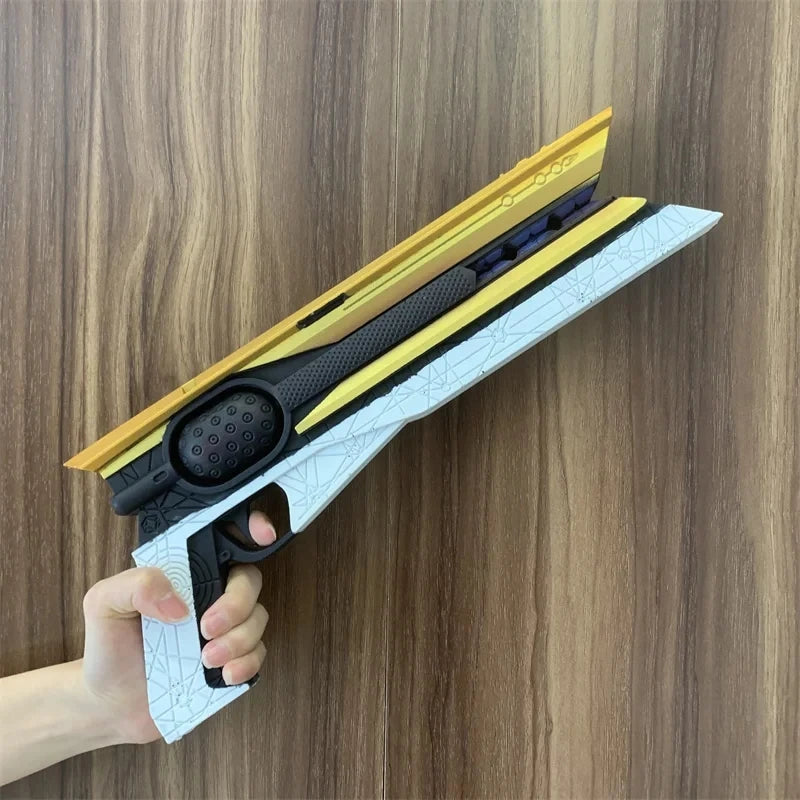 Revolver Guns Model Prop No Shotting Weapons Cosplay Laser Rifle Gun Safety PU Rubber Halloween Gift Toys