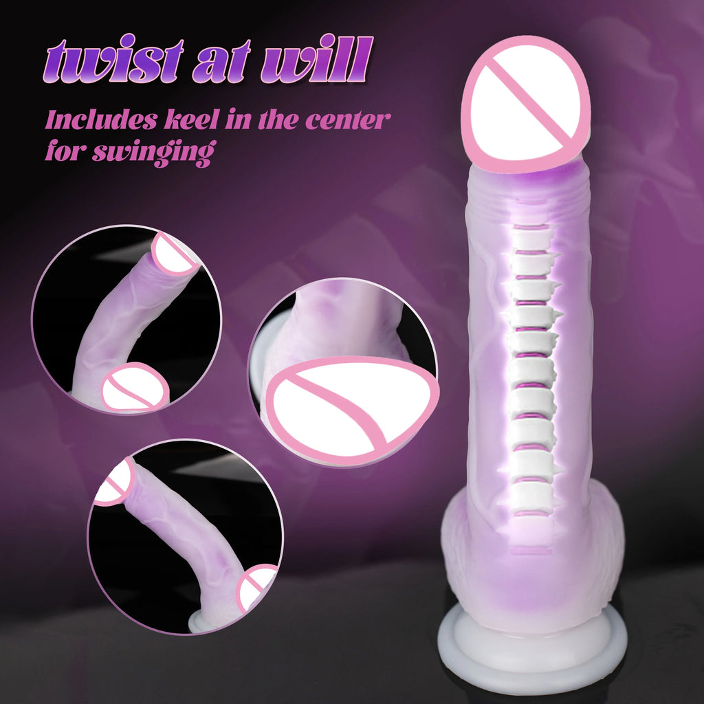 Multi-Angle Adjustable Dildo Vibrator Female Masturbator Big Penis Vaginal Stimulator G-spot Massager Sex Toys for Women 18+