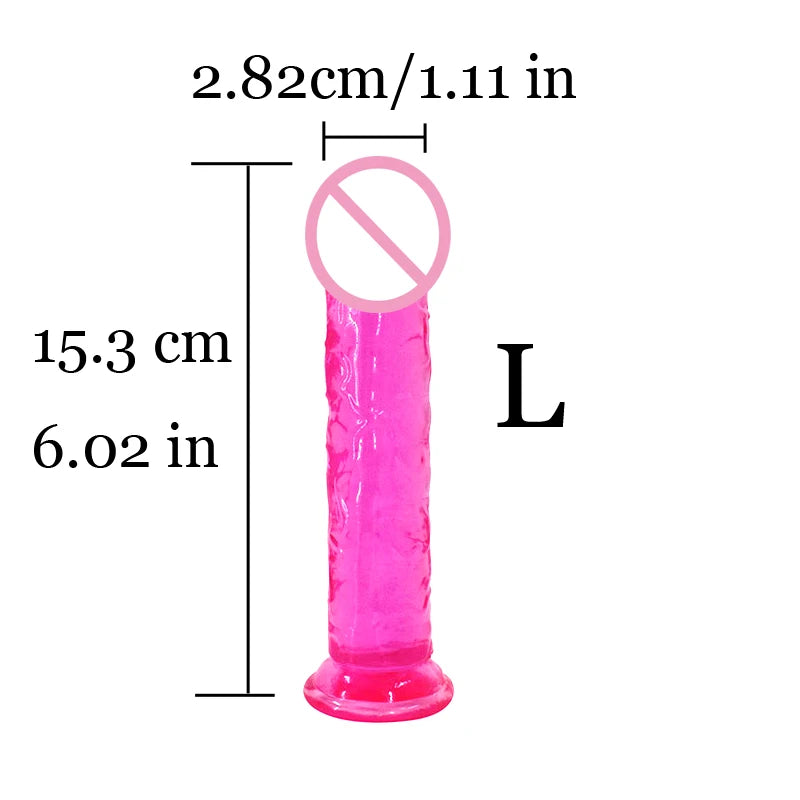 New Realistic Dildos Erotic Jelly Dildo Artificial Penis G-spot Simulation Large penis Anus Anal plug Female penis masturbation
