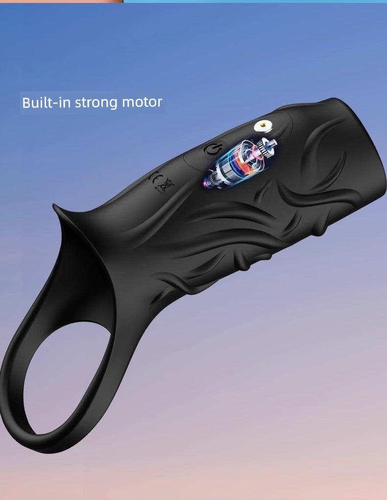 Ding Ding Set Horseshoe Ring Fun Ring Set Extended Wear Vibration Charging Electric Couple Co-Shock House Affairs Foreplay into the Body