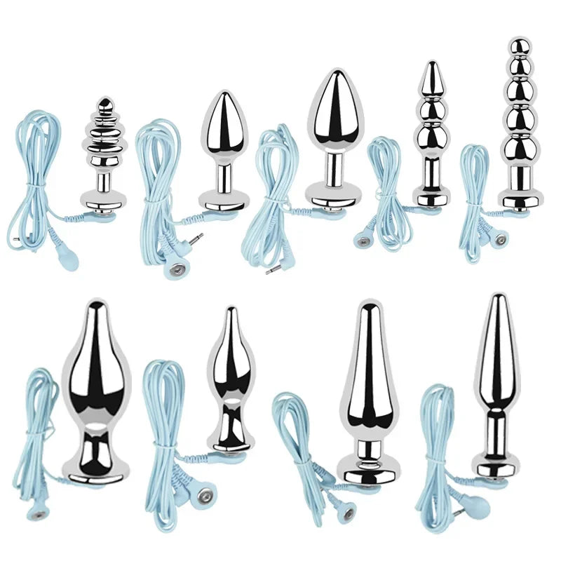 Electric Anal Plug Anal Anus  Butt Plugs Erotic Flirt SexToys Prostate Massage for Couples PenisPlug Urethral Dilators Catheters