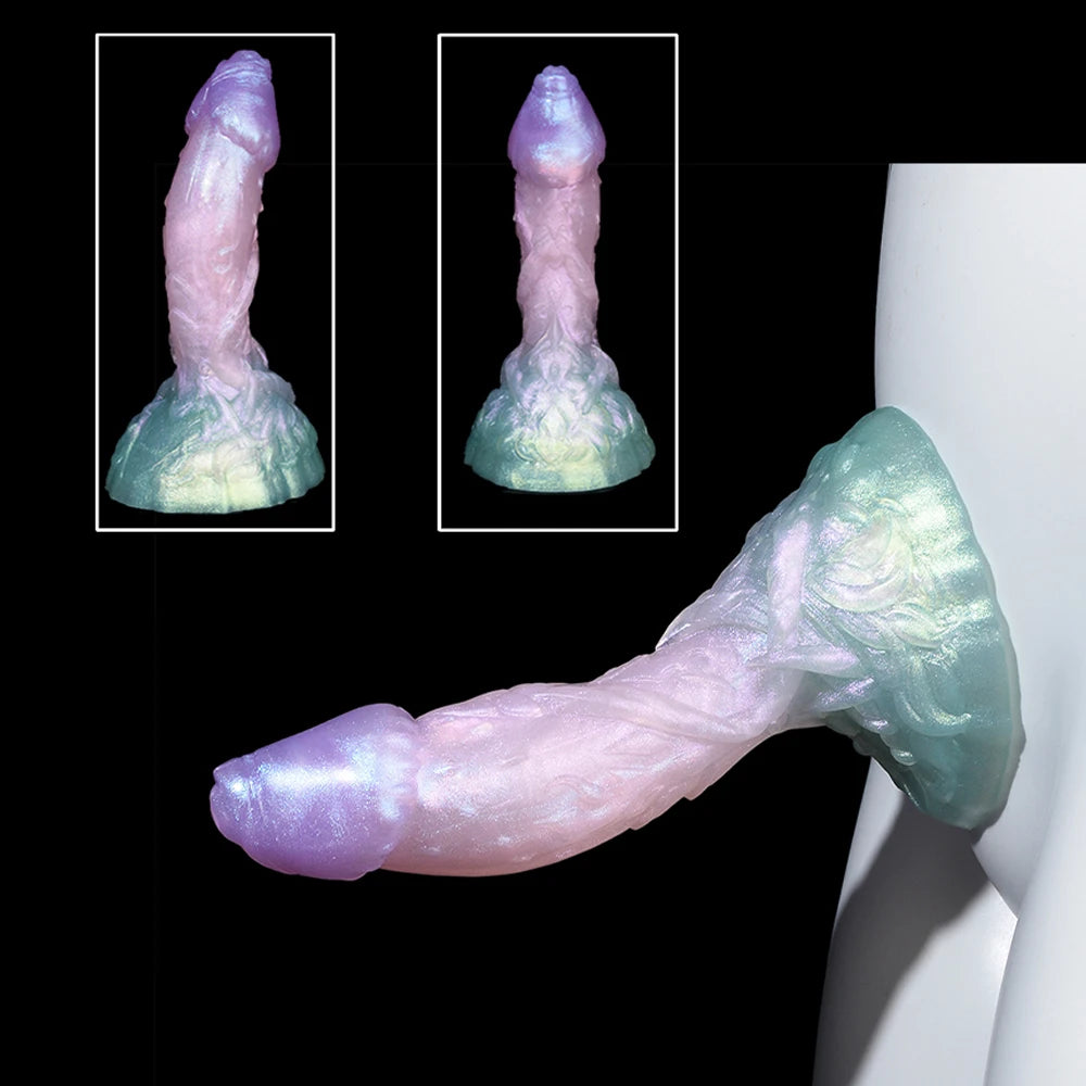 YOCY 4 Sizes Monster Dildos Curved Anal Plug Butt Dilator Vagina Massager Flirting Sex Toys For Women Men Masturbator Sexy Shop