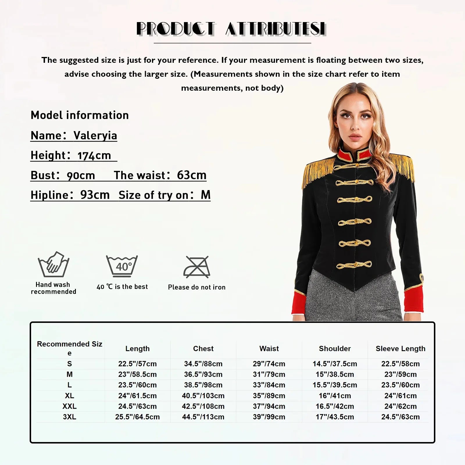 Womens Marching Band Drummer Costume Long Sleeve Circus Ringmaster Jacket Nutcrackers-hat Honor Guard Uniform Drum Major Outfits