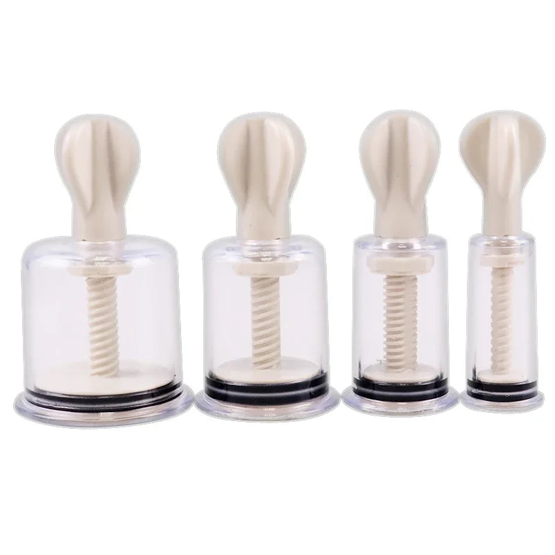 Professional Cupping Medical Chinese Vacuum Body Massager Stimulation Vacuum Cupping Nipple Sucker Inverted Suction Enlarger Cup