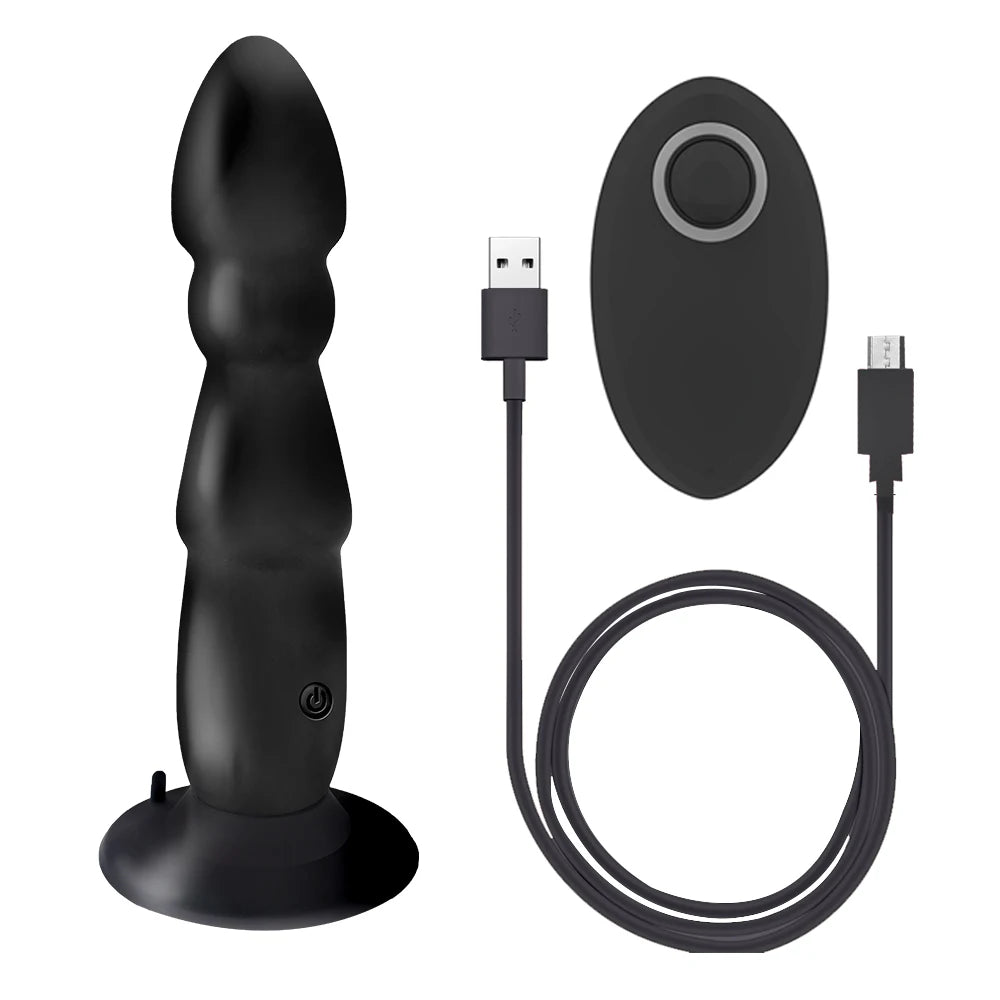 Large Size 10 Speeds Strong Sucker Sex Toys For Men Women Wireless Remote Control Anal Plug Dildo Vibrator Adult Product