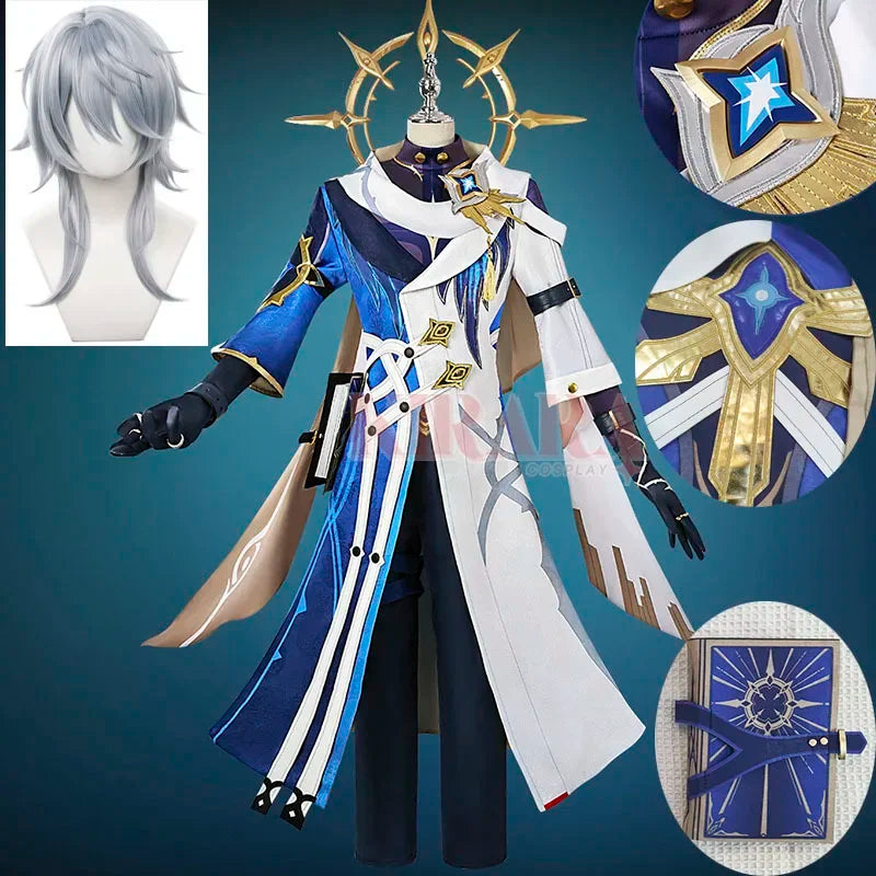 Sunday Harmony Skin Cosplay Costume for Game Star Rail  Sunday Cosplay Wig Role Play Party Outfits
