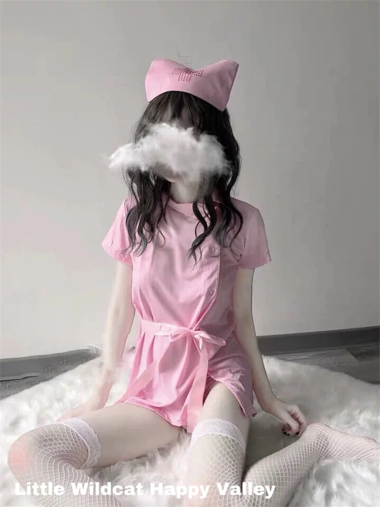 Cute Nurse Sister Sexy Cosplay Lingerie Nurse Uniform Ladies Hot Erotic Costumes Dress Women Temptation Role Play Adult Games