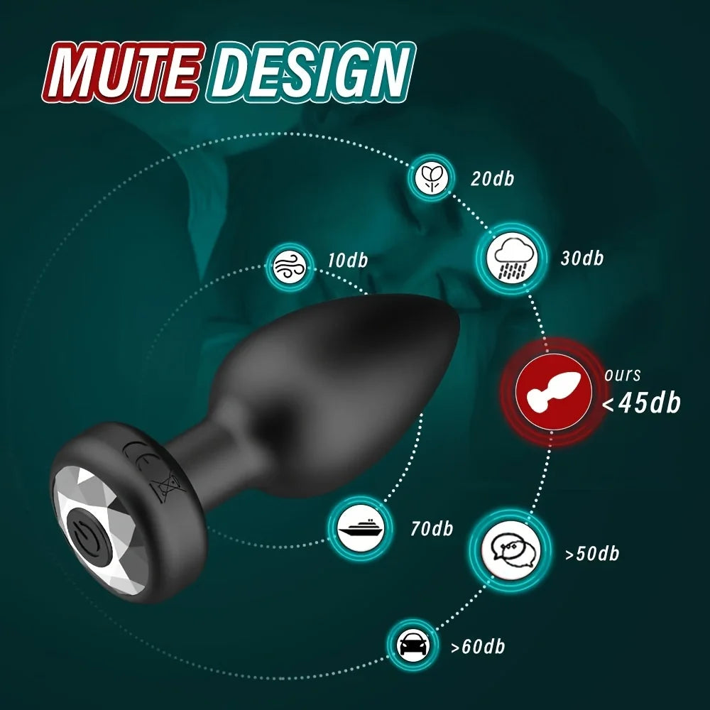 1PC Wireless Control Anal Vibrator Butt Plug Men Prostate Massager Stimulator Female Masturbator Adult Sex Toys for Women Gay