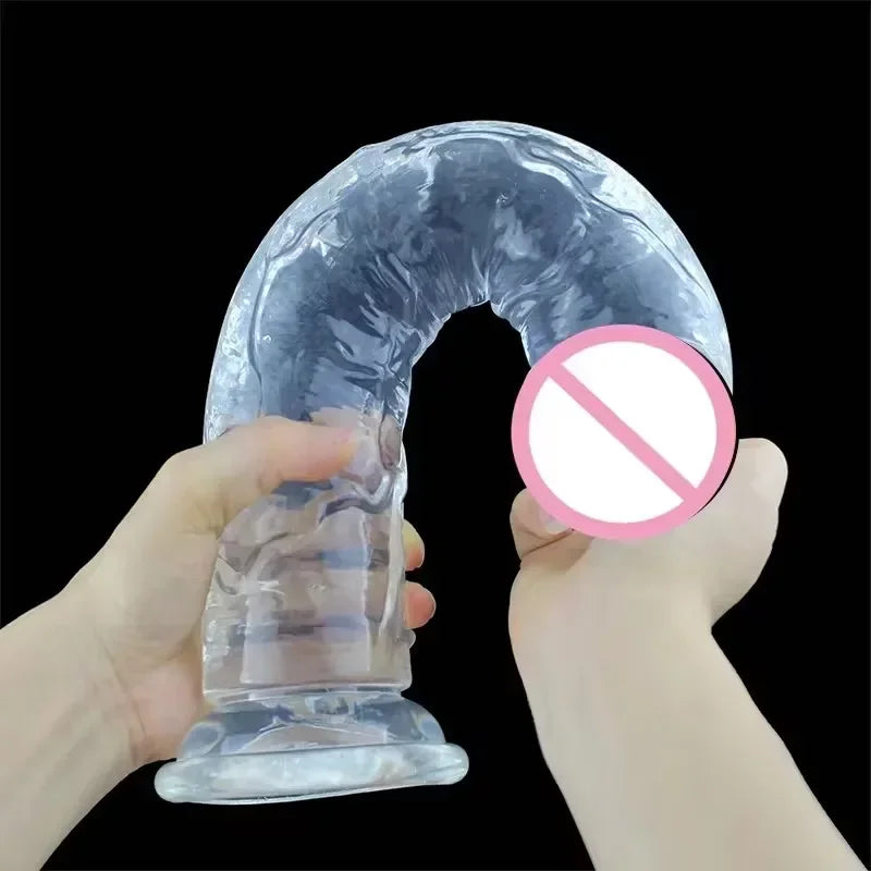 Oversized Soft Realistic Dildo Big Penis Suction Cup Dick Penetration Anal Adult Sex Toys/Anal Toy for Women Masturbation Dildos