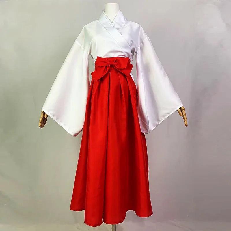 Iori Utahime Cosplay Costume Girls  Kimono Suits Woman Tops Dress Halloween Party Iori Utahime outfits headwear for comic con