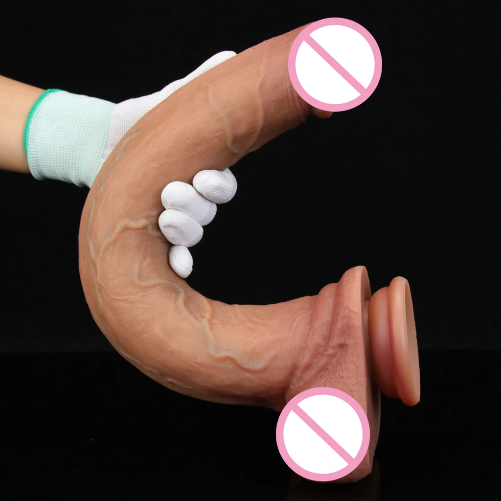 16.73in Super Long Penis Dildo Realistic Soft Dildo With Suction Cup Anal Sex Toys For Men Women Masturbator Huge Phallus toy