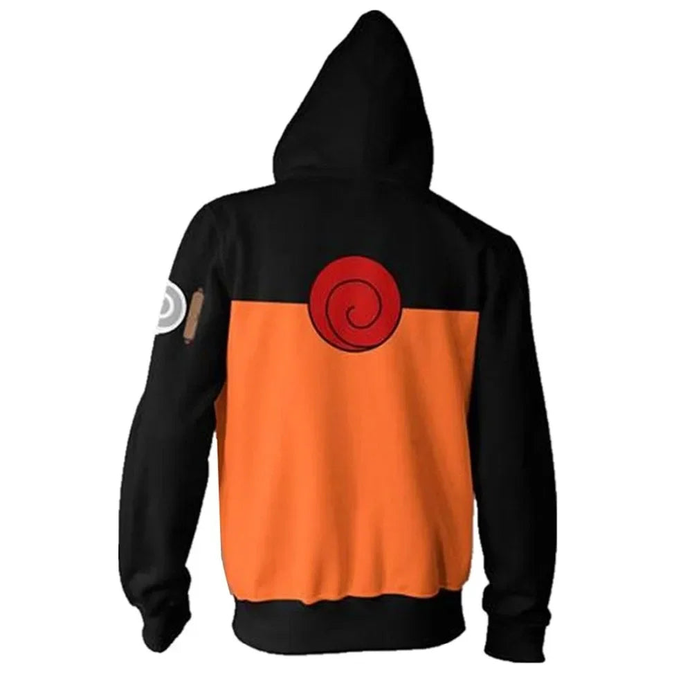 Anime Zip Hoodie Jackets Cosplay Clothes Costumes Men Hoodies Sweatshirts Zipper Tops Sasuke Sweatshirt Kakashi Tops