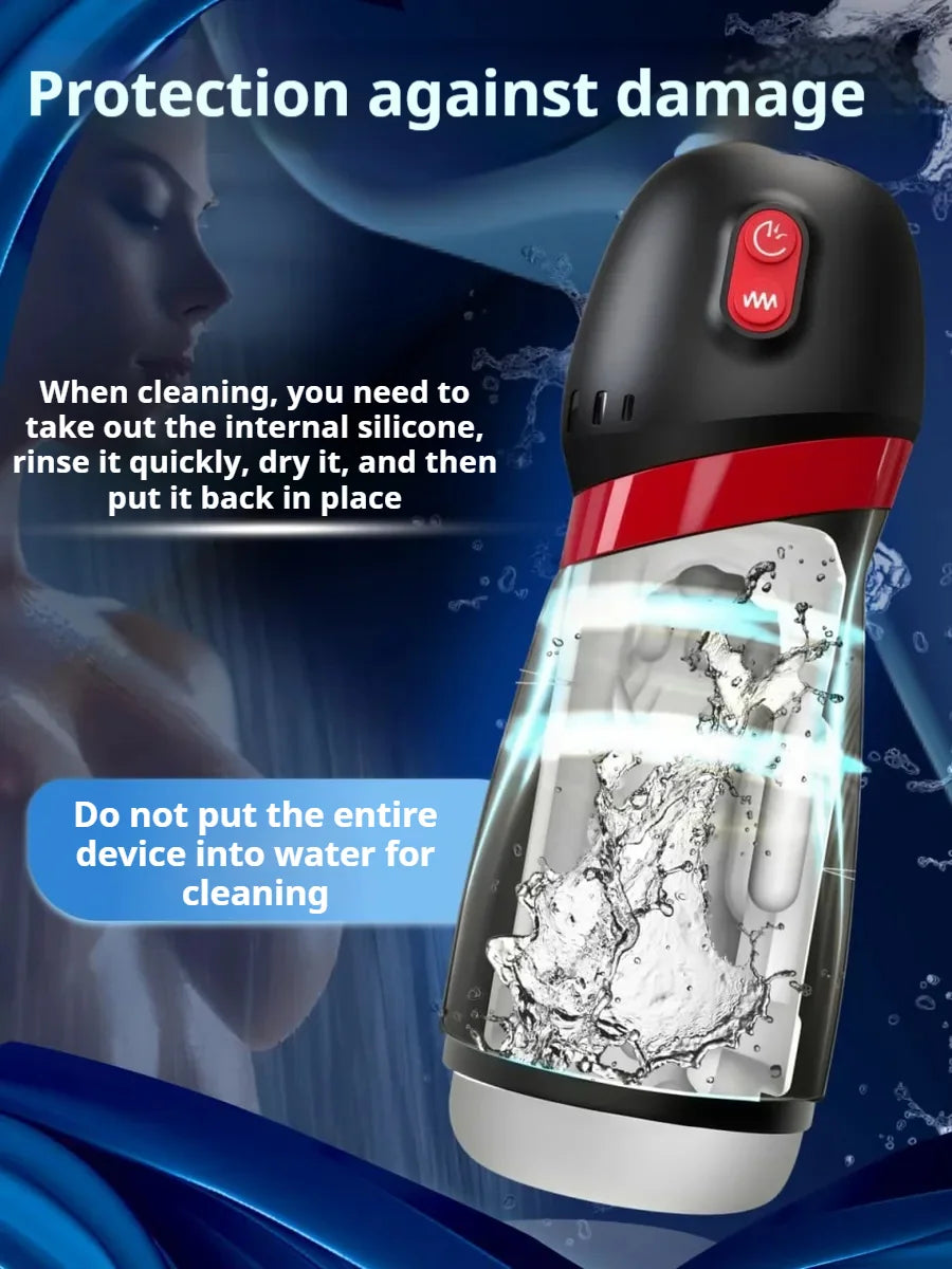 Sex Toys Automatic Male Masturbator Cup Intelligent Voice Blowjob Vaginal Penetration Pocket Pussy Toys for Couples Intimate
