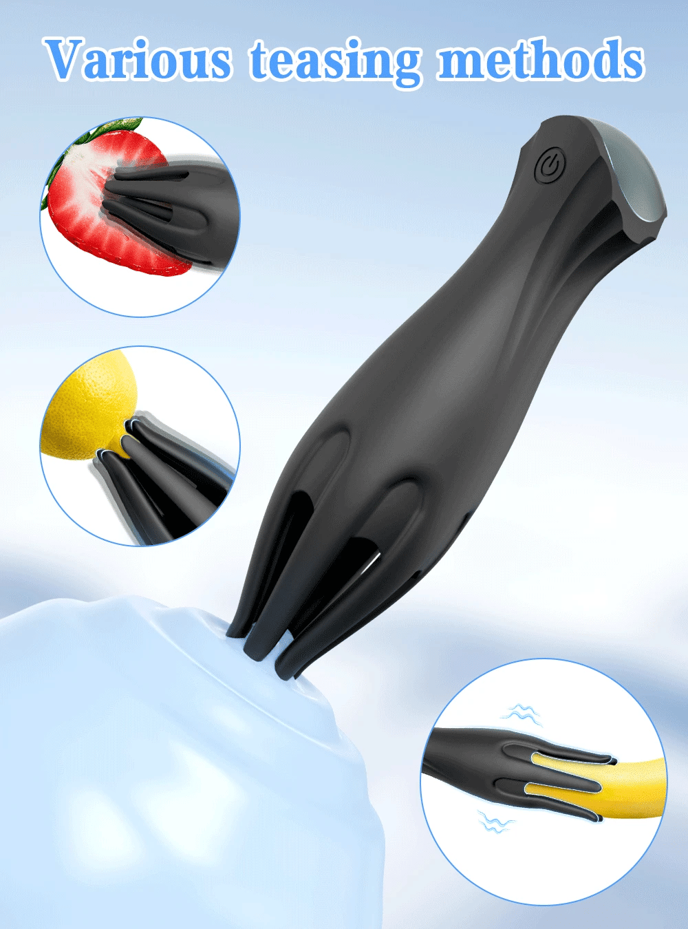 Vibrating Male Masturbator Glans Vibrator Electric Penis Massager Delay Trainer Exerciser Vibrations Stimulator Adult Sex Toy 18