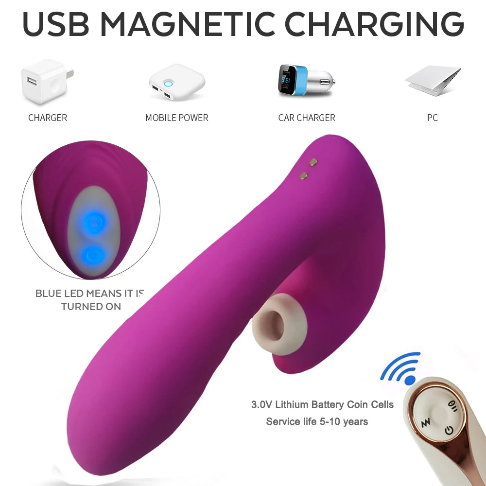 Remote Control Double-headed Vibrator for Women Dildo Clitoris G Spot Dildos Stimulator Sex Toys Adult Products Orgasm Masturbat
