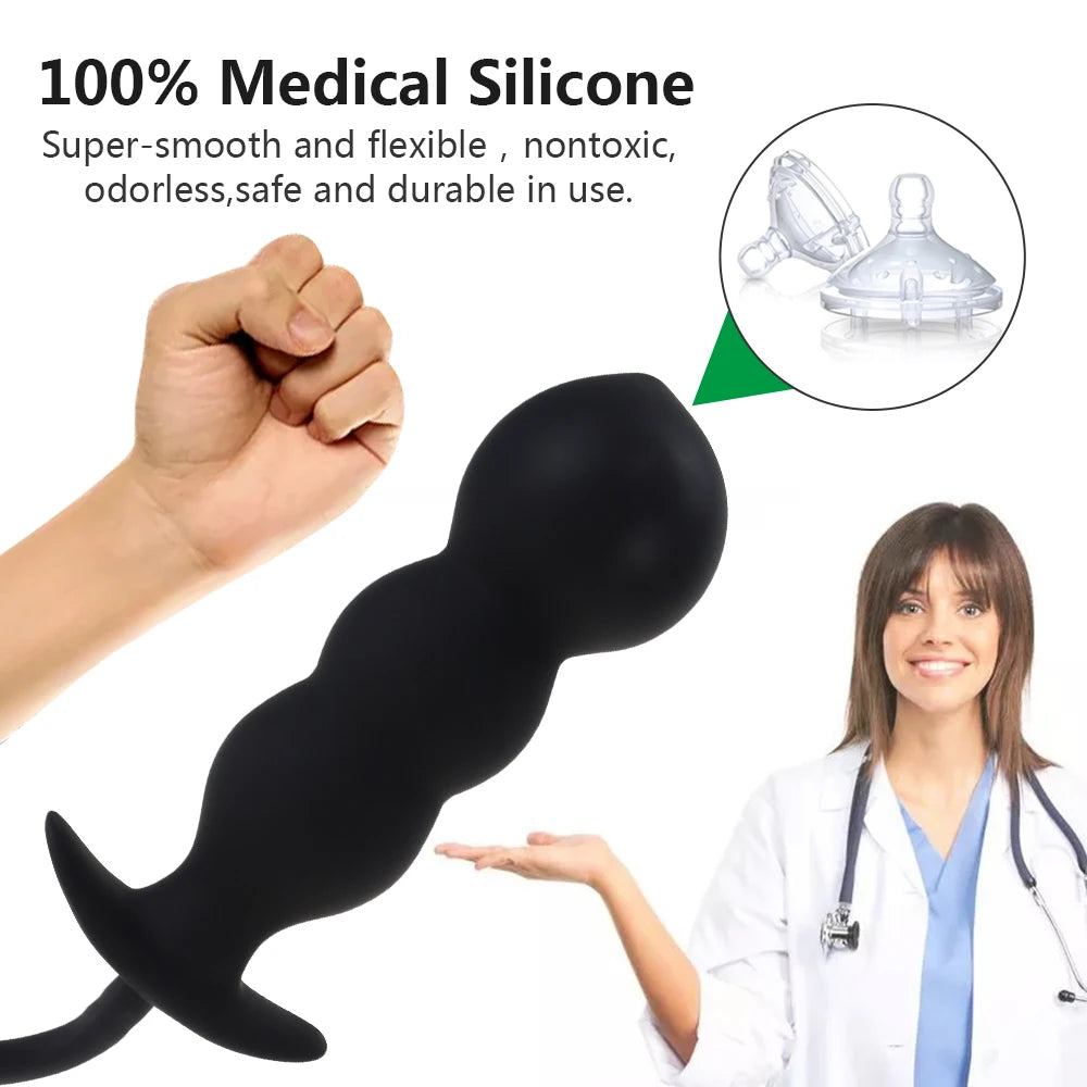 Silicone Inflatable Extra Large Anal Plug Expandable Anal Plug Sex Toy Unisex Huge Dildo Pump Anal Dilator Adult Products