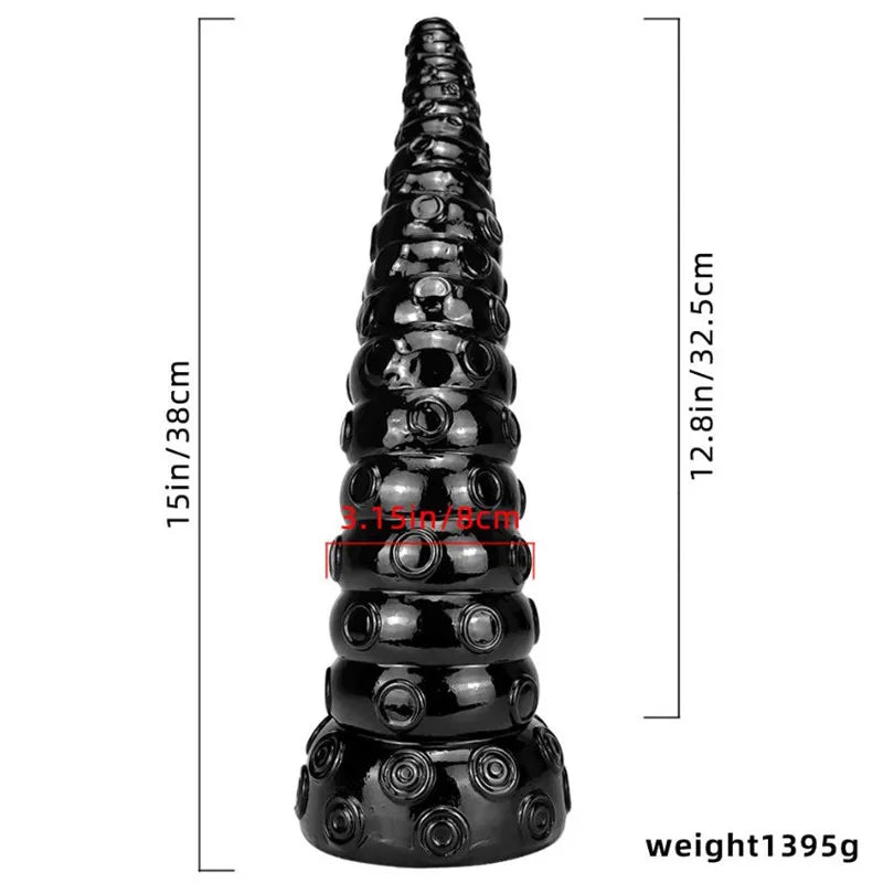 Huge Xxxl Anal Plug Octopus Tentacle Dilator Dildo Gigantic Long Butt Plug Sex Toys Anus Prostate Massager for Men Women Gay