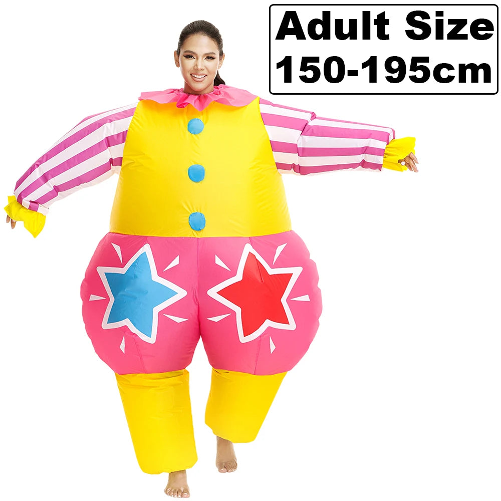 New Alien Inflatable Costume Anime Suits Dress Mascot Purim Halloween Christmas Party Cosplay Costumes for Kids Adult